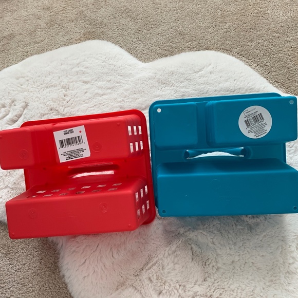 NWT 8 Teal & 2 Red Mini Caddy Sachet - Picture 4 of 6